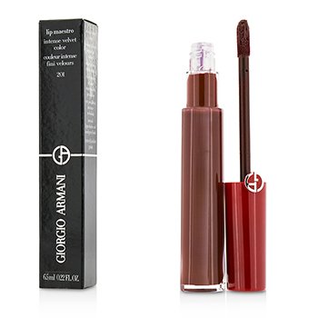 Lip Maestro Intense Velvet Color (Liquid Lipstick) - # 201 (Dark Velvet) (Box Slightly Damaged)