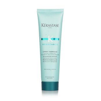 Kerastase Resistance Ciment Thermique Resurfacing Strengthening Milk Blow-Dry Care - Leave In (For Damaged Hai