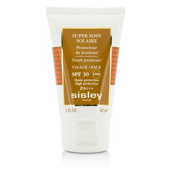 Super Soin Solaire Youth Protector para o rosto SPF 30 UVA PA+++