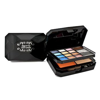 Color Palette No. M6012 (15x Eye Shadow + 1x Blush + 1x Powder + 3x Lip Color + 3x Applicator)