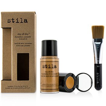 Stay All Day Foundation, Concealer & Brush Kit - # 12 Tan (Box Slightly Damaged)