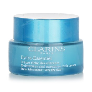 Clarins Hydra-Essentiel Hidrata e Suaviza Creme Rico - Pele Muito Seca