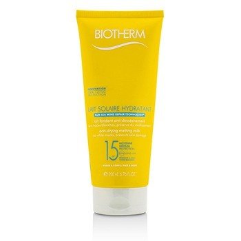 Biotherm Lait Solaire Hidratante Leite Derretido Antirressecamento FPS 15 - Para Rosto e Corpo