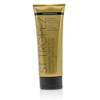 Gradual Tan Plus Sculpt And Glow Everyday Multi-Active Toning Lotion 01474