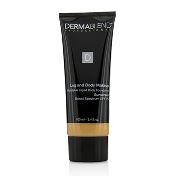 Leg and Body Make Up Buildable Liquid Body Foundation Sunscreen Broad Spectrum SPF 25 - #Light Beige 35C