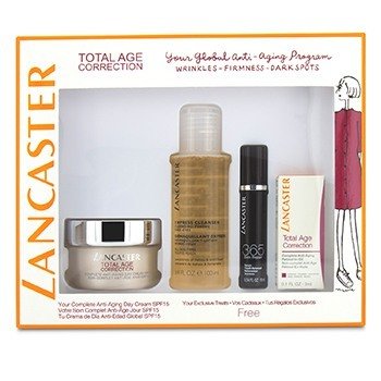 Total Age Correction Set: Anti-Aging Day Cream 50ml+ Serum Youth Renewal 10ml+ Retinol-In-Oil 3ml+ Express Cleanser 100ml