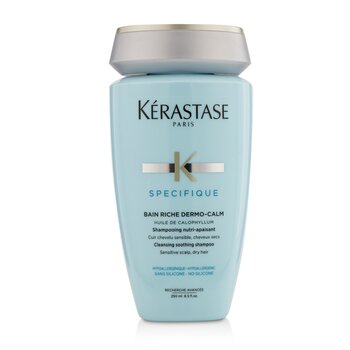 Kerastase Specifique Bain Riche Dermo-Calm Cleansing Soothing Shampoo (Sensitive Scalp, Dry Hair)
