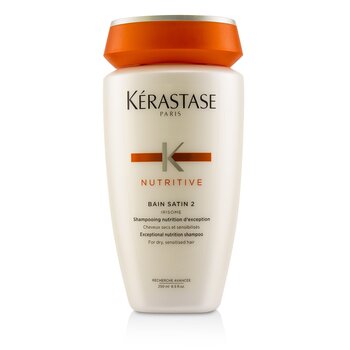 Kerastase Nutritive Bain Satin 2 Exceptional Nutrition Shampoo (For Dry, Sensitised Hair)