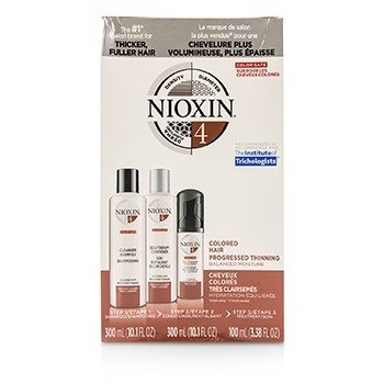 3D Care System Kit 4 - For Colored Hair, Progressed Thinning, Balanced Moisture