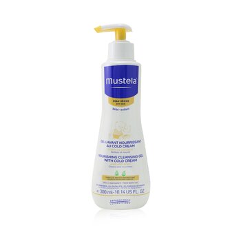 Mustela Gel de limpeza nutritivo com creme frio para cabelo e corpo - para pele seca