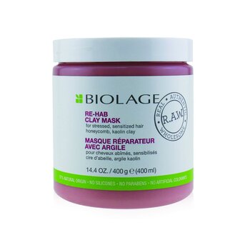 Biolage R.A.W. Re-Hab Clay Mask (For Stressed, Sensitized Hair)