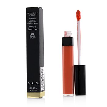 Rouge Coco Lip Blush Hydrating Lip And Cheek Colour - # 412 Orange Explosif