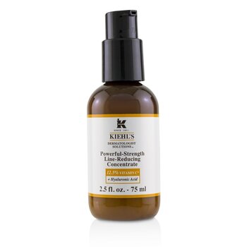 Kiehls Dermatologist Solutions Concentrado redutor de linhas de força poderosa (com 12,5% de vitamina C + ácido hialurônico)
