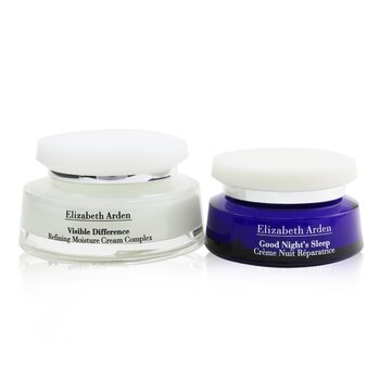Visible Difference Day & Night Duo: Refining Moisture Cream Complex 100ml/3.4oz+Good Night's Sleep Restoring Cream 50ml/1.7oz