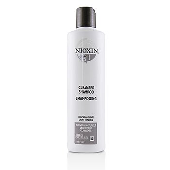 Nioxin Derma Purifying System 1 Cleanser Shampoo (Natural Hair, Light Thinning)