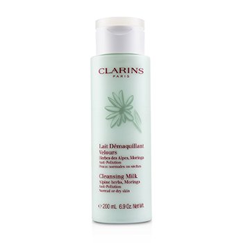 Anti-Pollution Cleansing Milk With Alpine Herbs, Maringa - Normal or Dry Skin