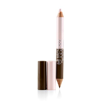 Brow Duo Sculpt 2 In 1 Eyebrow Pencil And Highlighter - # 21 Blond