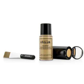 Stay All Day Foundation, Concealer & Brush Kit - # 7 Buff