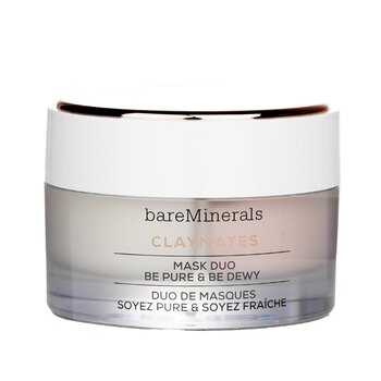 BareMinerals Claymates Be Pure & Be Dewy Mask Duo