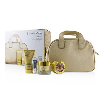 Ceramide Lift & Firm Youth Restoring Collection: Day Cream SPF 30+Ceramide Capsules+Cream Cleanser+Skin Renewal Booster+Bag