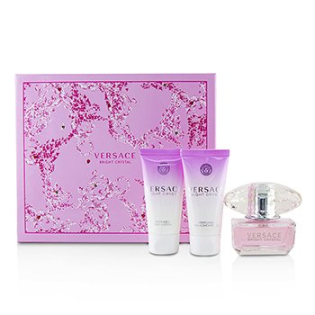 Bright Crystal Coffret: Eau De Toilette Spray 50ml/1.7oz + Perfumed Body Lotion 50ml/1.7oz + Perfumed Shower Gel 50ml/1.7oz