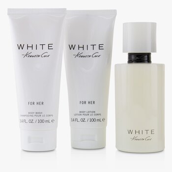 White Coffret: Eau De Parfum Spray 100ml/3.4oz + Body Lotion 100ml/3.4oz + Bath & Shower Gel 100ml/3.4oz