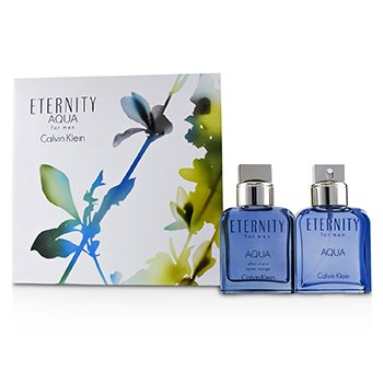 Eternity Aqua Coffret: Eau De Toilette Spray 100ml/3.4oz + After Shave Lotion 100ml/3.4oz