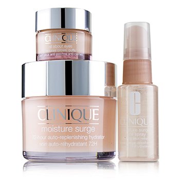 Moisture Surge Set: Moisture Surge 72-Hr 125ml+ All About Eyes 15ml + Moisture Surge Face Spray Thir