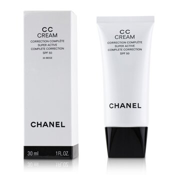 Chanel CC Cream Super Active Correção Completa FPS 50 # 30 Bege