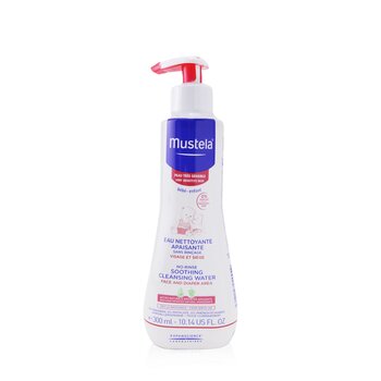 Mustela Água de limpeza calmante sem enxágue (rosto e área da fralda) - para pele muito sensível