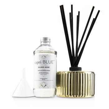 Gilded Muse Reed Diffuser - Exotic Blossom & Basil