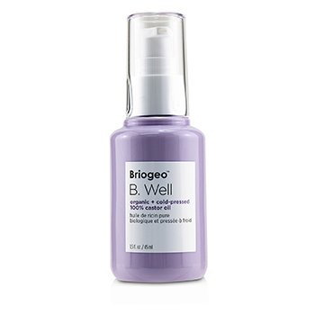 B. Well Organic + Cold-Pressed 100% Castor Oil (For Hair, Brows, Lashes, and Skin)