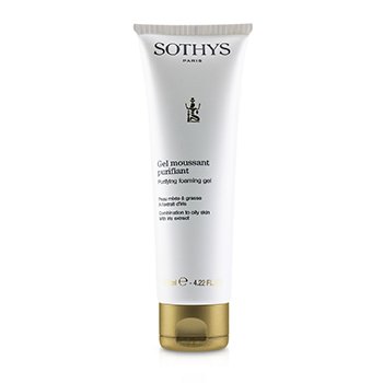 Sothys Gel Espuma Purificante - Para Pele Mista a Oleosa, Com Extrato de Íris