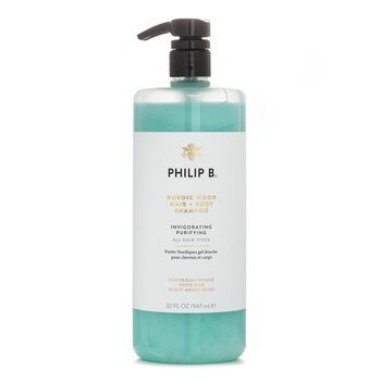 Philip B Nordic Wood Hair + Body Shampoo (Invigorating Purifying - All Hair Types)