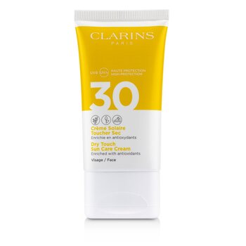 Clarins Creme solar de toque seco para rosto FPS 30