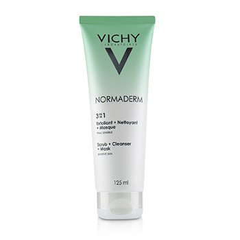 Vichy Normaderm 3 em 1 Scrub + Cleanser + Mask (para pele com tendência a acne / pele sensível)