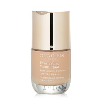 Clarins Everlasting Youth Fluid Illuminating & Firming Foundation SPF 15 - # 107 Beige