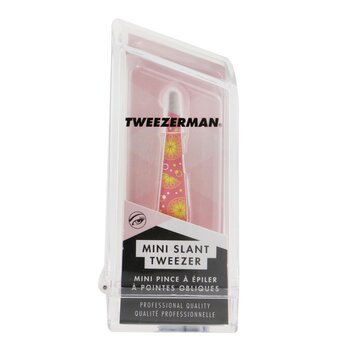 Mini Slant Tweezer (Pattern Prints) - Pink Lemonade