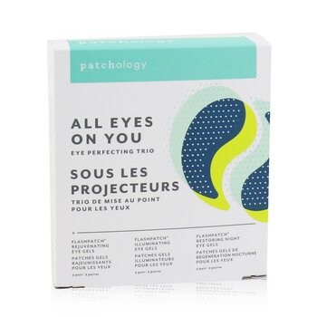 FlashPatch Eye Gels - All Eyes On You Eye Perfecting Trio Kit: rejuvenescedor, iluminador, restaurador