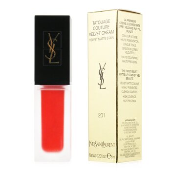 Yves Saint Laurent Tatouage Couture Velvet Cream Velvet Matte Stain - # 201 Rouge Tatouage