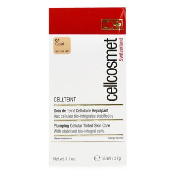Cellcosmet CellTeint Plumping Cellular Tinted Skincare - #01 Opal (Box Slightly Damaged)