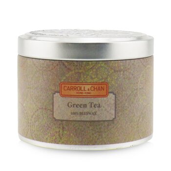 Carroll & Chan 100% Beeswax Tin Candle - Green Tea