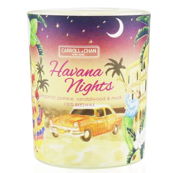 100% Beeswax Votive Candle - Havana Nights