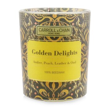 100% Beeswax Votive Candle - Golden Delights