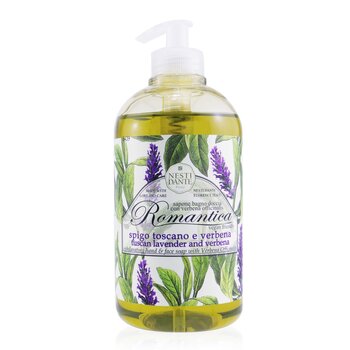 Nesti Dante Romantica Exhilarating Hand & Face Soap Com Verbena Officinalis - Lavanda e Verbena