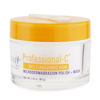 Professional-C 30% Ácido L-Ascórbico Microdermoabrasão Polonês + Máscara