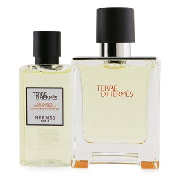 Terre D'Hermes Coffret: Eau De Toilette Spray 50ml/1.6oz + Hair And Body Shower Gel 40ml/1.35oz