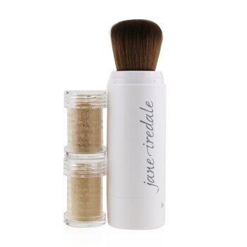 Powder Me Refillable Brush (1x Brush, 2x Refills) - Golden