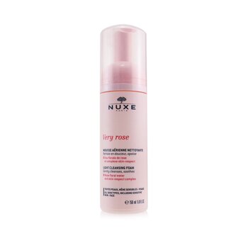 Nuxe Espuma de limpeza leve Very Rose - para todos os tipos de pele