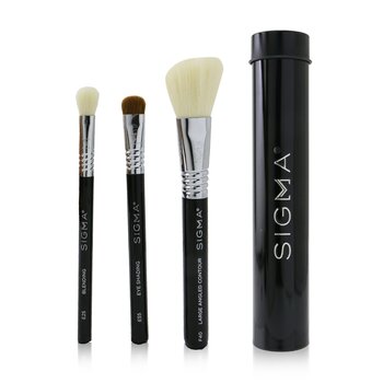 Essential Trio Brush Set - # Black